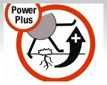 Благодаря мощному двигателю PowerPlus Вы сможете в любой момент без проблем запустить электрический газонный аэратор и работать без остановок. Он движется практически самостоятельно - его нужно лишь направлять.