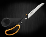 Промышленные ножницы для сложных материалов с зазубренными лезвиями Fiskars ServoCut 24 см