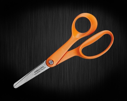 Детские ножницы, цвет оранжевый Fiskars