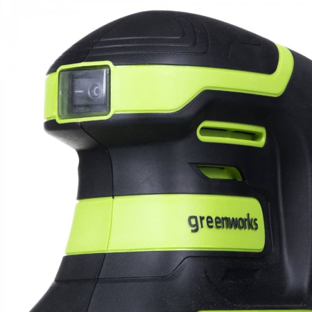 Плоскошлифовальная машина аккумуляторная Greenworks 24 V, без АКБ и ЗУ