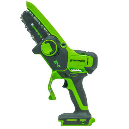 Цепная мини пила аккумуляторная Greenworks Арт. 2008207, 24V, 10см, без АКБ и ЗУ