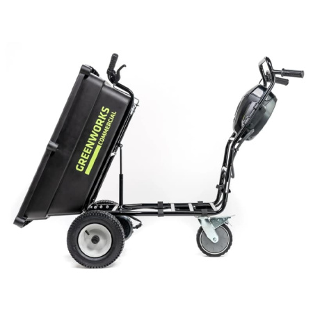 Садовая тележка самоходная Greenworks 82V, 106 л, без АКБ и ЗУ