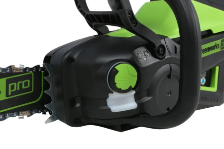 Цепная пила аккумуляторная Greenworks, 60V, 40 см, бесщеточная, 2500 Вт, с 1хАКБ 4 Ач и ЗУ